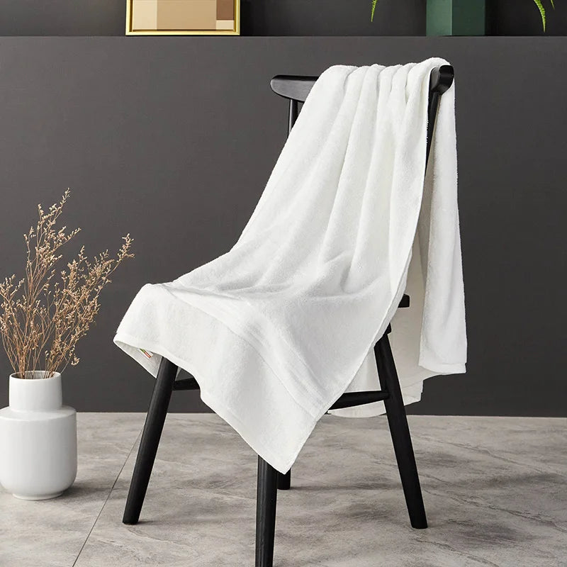 Ägyptische Baumwolle Handtuch Set – Bade- & Gesichtstuch | Luxuriös Weich & Saugfähig für Bad, Reise & Sport Kaufschwan® Badetuch 70x150cm 1