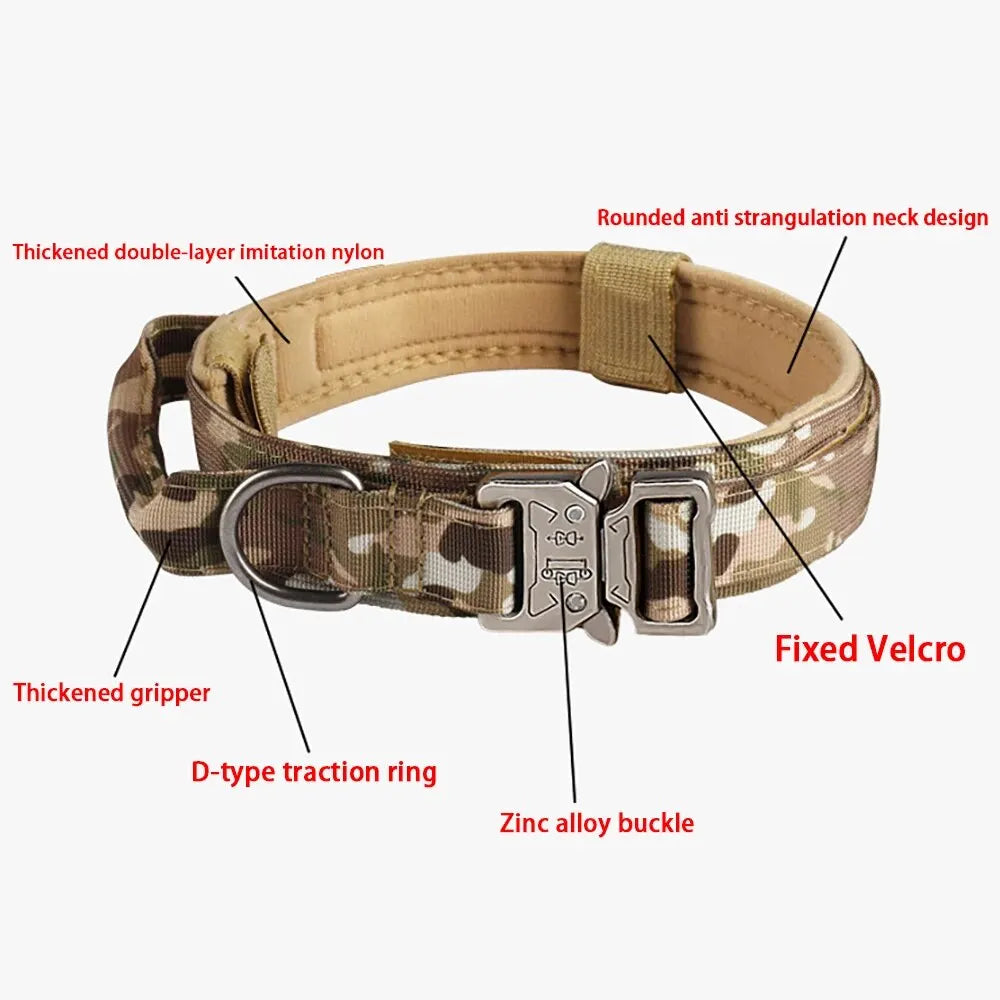 Hundehalsband Strapazierfähig Nylon mit Metall Schnalle Trainingshalsband für Mittel Große Hunde Kaufschwan®