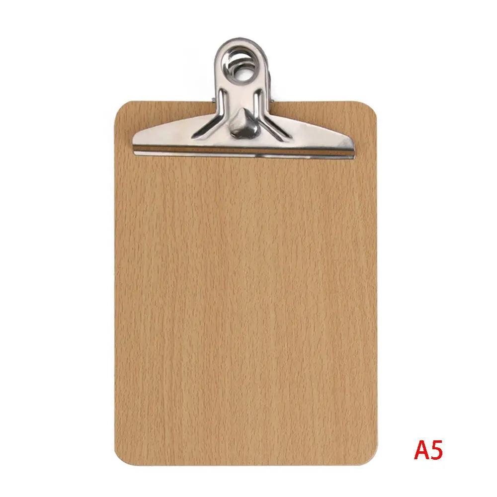 A4 A5 Holz-Klemmbrett – Schreibunterlage & Notizbrett | Klemmbretter für Büro, Restaurant & Hotelbedarf Kaufschwan® A5