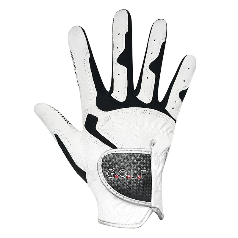 Herren Golfhandschuh – Verbesserte Griffigkeit | Atmungsaktiv & Bequem | Für Linke oder Rechte Hand, 1 Stück Kaufschwan® Rechte Seite S