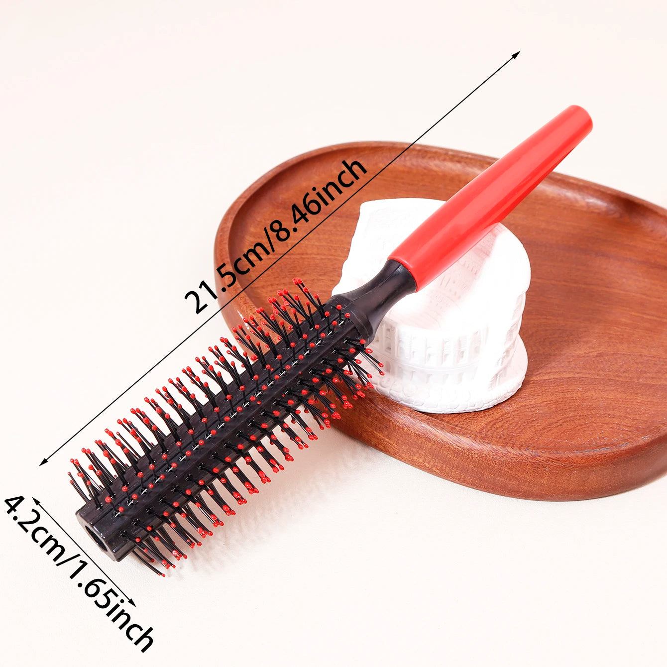 Quiff Roller Rundbürste – Rutschfeste Stylingbürste für Damen & Herren | Rockabilly Haar-Tool & Perückenfreundlich Kaufschwan®