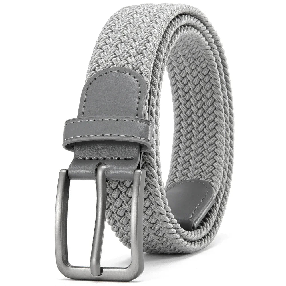Flexibler Nylon Gürtel – Verstellbarer Outdoor & Arbeitsgürtel | Atmungsaktiv & Robust | Unisex Kaufschwan® Grau 115CM