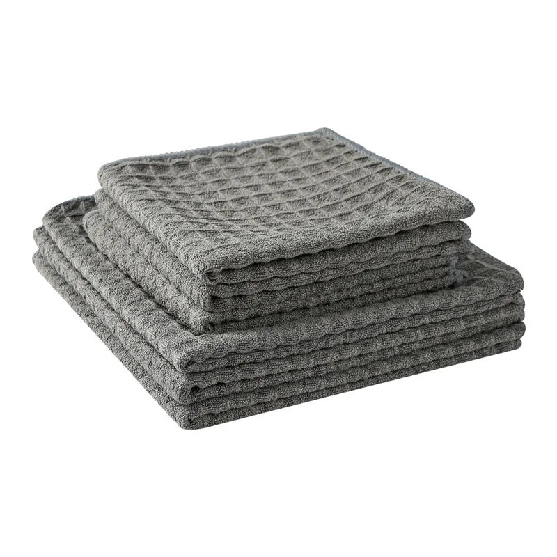 25×25 cm Küchen Reinigungstücher – Fettabweisende Mikrofaser Wischtücher | Saugfähige Geschirrtücher für Haushalt & Küche