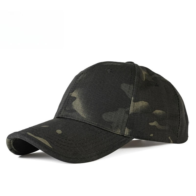 Outdoor Sport Camouflage Baseballkappe | Herren Radfahren Cap | Casual Vielseitige Baseballcap Kaufschwan® Schwarz/Grün