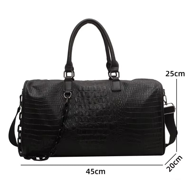 Damen Reisetasche/Handtasche – Große Wasserdichte PU Schultertasche für Business | Candy Color Gym Crossbody Pendler Tasche Kaufschwan®