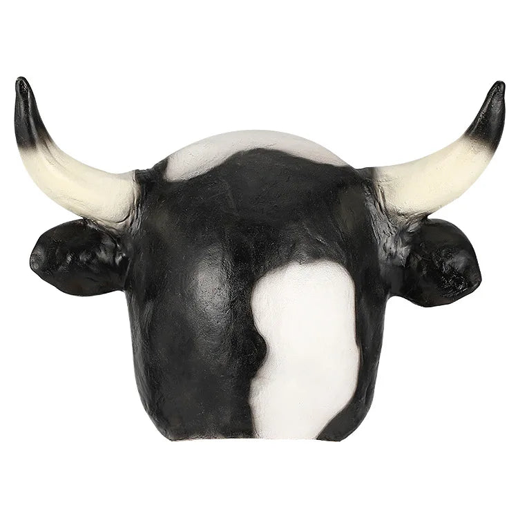 Halloween Niedliche Schwarz-Weiß Kuh Maske – Lustige Cartoon Tiermaske für Party, Verkleidung, Zoo & Dschungel Cosplay Dekoration Kaufschwan®
