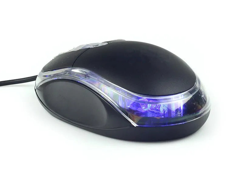Mini Optische Kabelmaus USB – LED Ergonomische Maus für PC, Laptop & Notebook Kaufschwan®