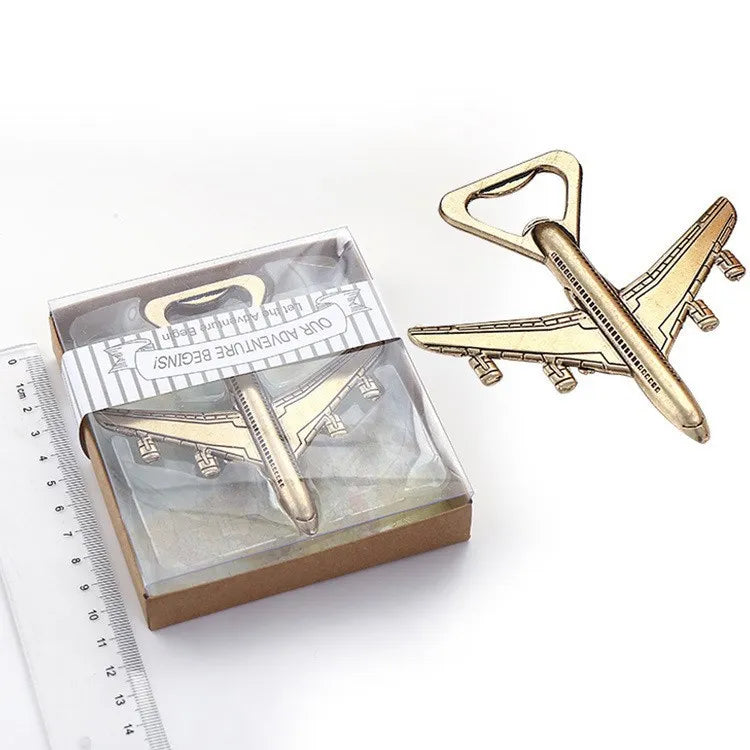 Retro Flugzeug Flaschenöffner Schlüsselanhänger – Antikes Metall Geschenk Kaufschwan®