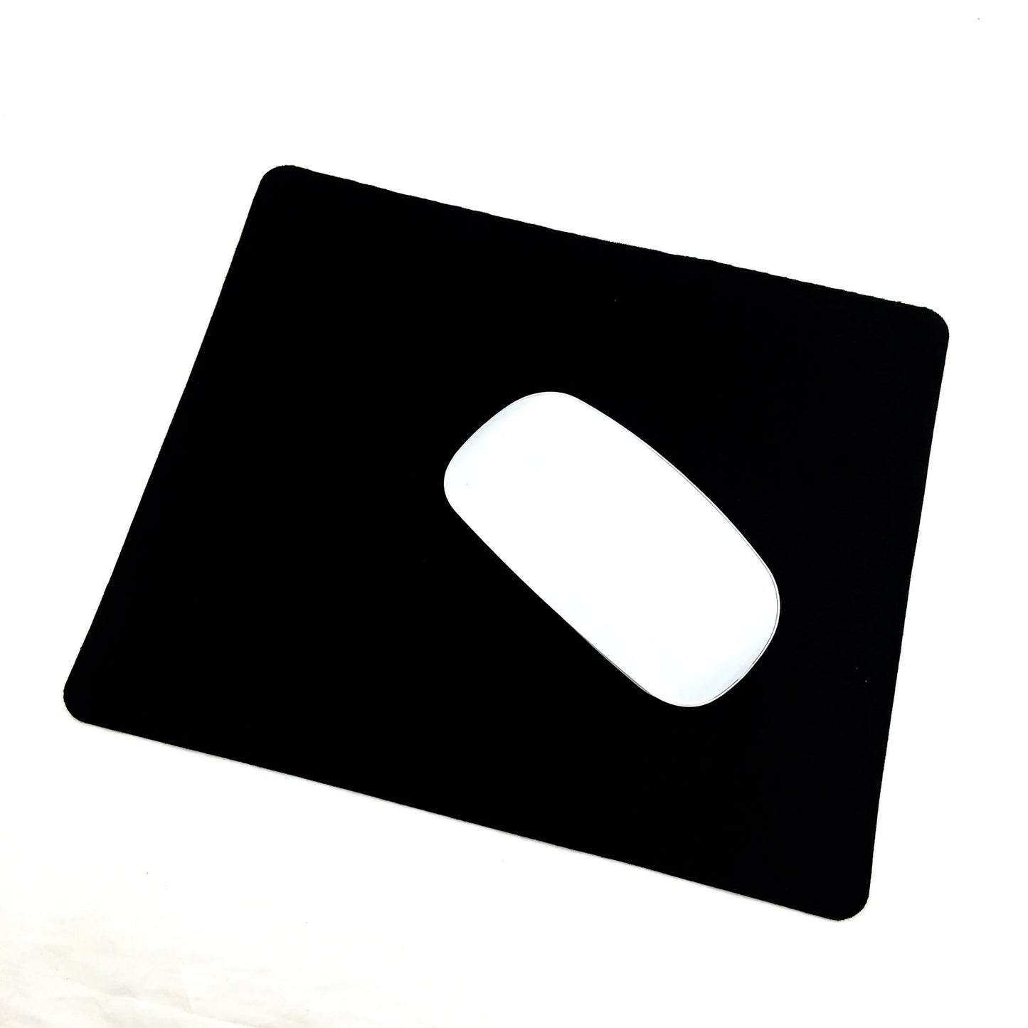 Universelles Ultra Dünnes Mauspad – Schwarze Gaming Schreibtischunterlage für Laptop, Computer und Tablet PC Kaufschwan® 22X18