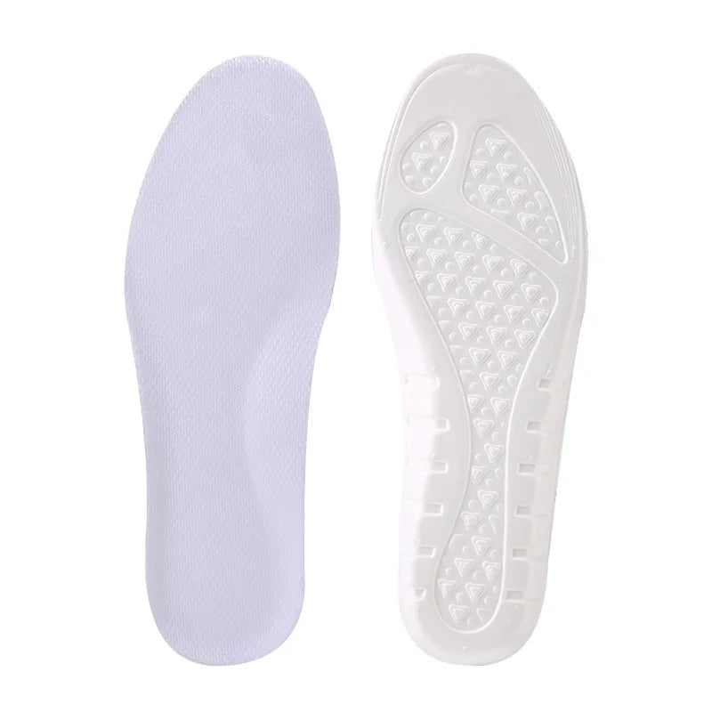 Extra Dicke Memory Foam Einlegesohlen | Gepolsterte Laufschuhe Einlagen für Damen & Herren | Orthopädische Fußunterstützung Kaufschwan® Weiß 40