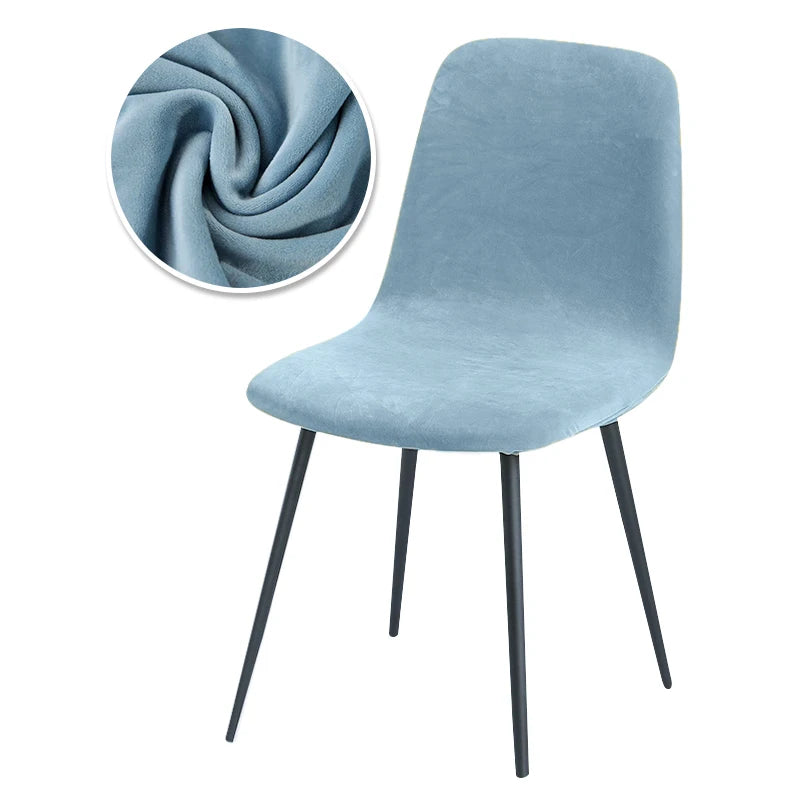 Hochwertiger Samt Stuhlbezug 1/2/4/6 Stück – Elastischer Esszimmer Stuhlüberzug | Zwei Stoffvarianten Stuhlbezüge für Zuhause Kaufschwan®