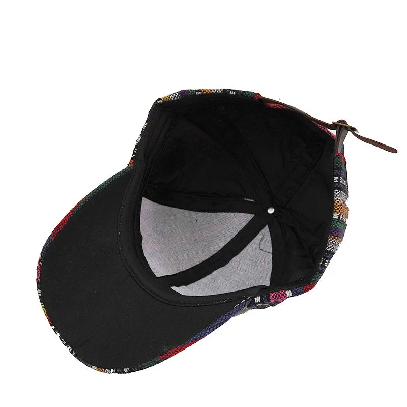 Bohemia Print Baseballkappe | Damen & Herren Boho Stil Baseballcap | Baumwolle Verstellbar Snapback Outdoor Cap Kaufschwan®