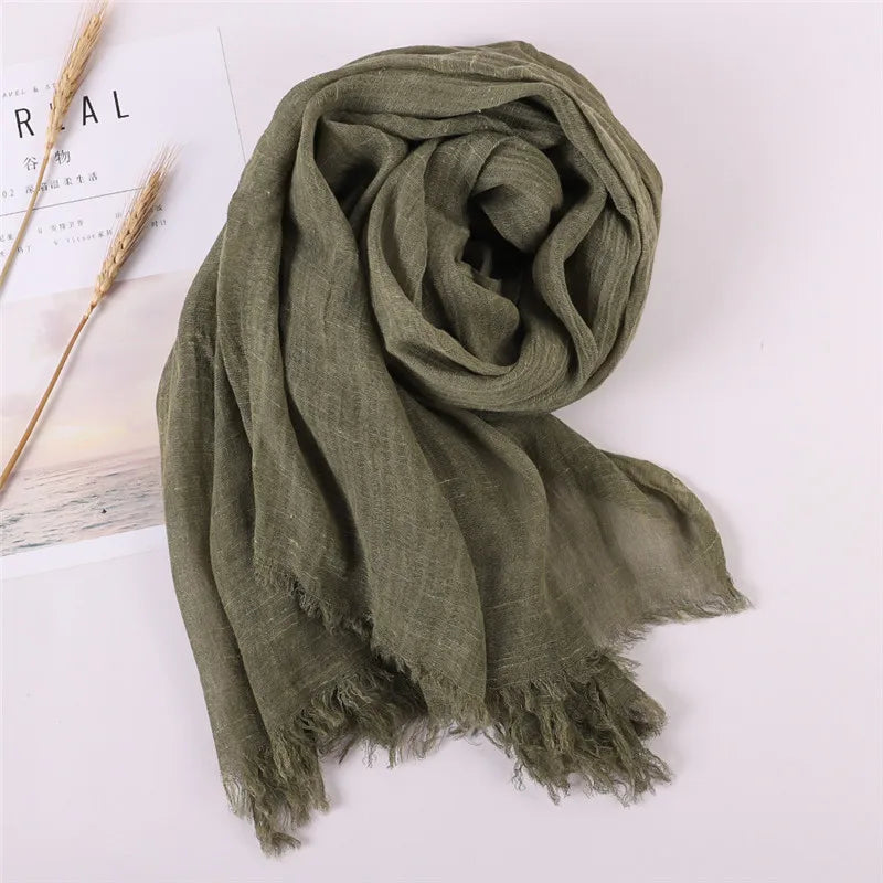 Herbst Baumwolle Pashmina Schal | Damen Winter Wärmeschal | Weiches Umschlagtuch, Stola & Foulard