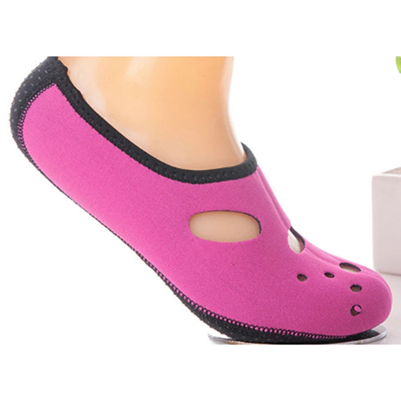 Erwachsene Neopren Wasserschuhe Socken – Atmungsaktive Slip-On Tauchsocken für Pool & Strand (1 Paar) Kaufschwan®