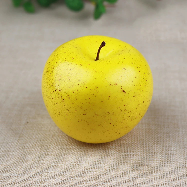 Hochrealistische Künstliche Äpfel – Plastik Rote & Grüne Apfel Dekoration für Fotografie, Zuhause & Obstladen Kaufschwan®