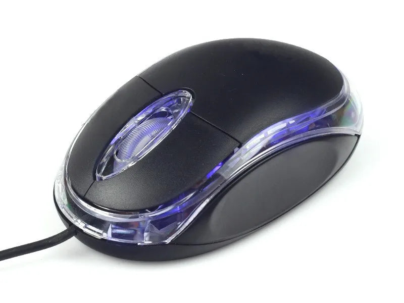 Mini Optische Kabelmaus USB – LED Ergonomische Maus für PC, Laptop & Notebook Kaufschwan®