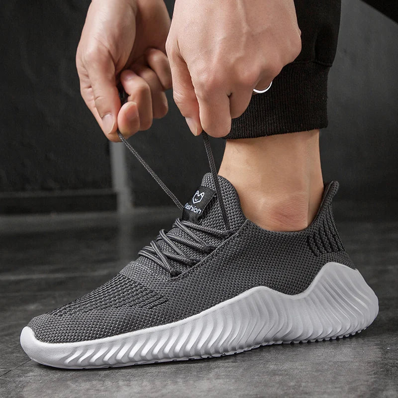 Herren Mesh Casual Sneaker – Leichte Atmungsaktive Freizeitschuhe | Bequeme Outdoor Walkingschuhe Kaufschwan®