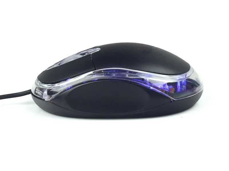 Mini Optische Kabelmaus USB – LED Ergonomische Maus für PC, Laptop & Notebook Kaufschwan®