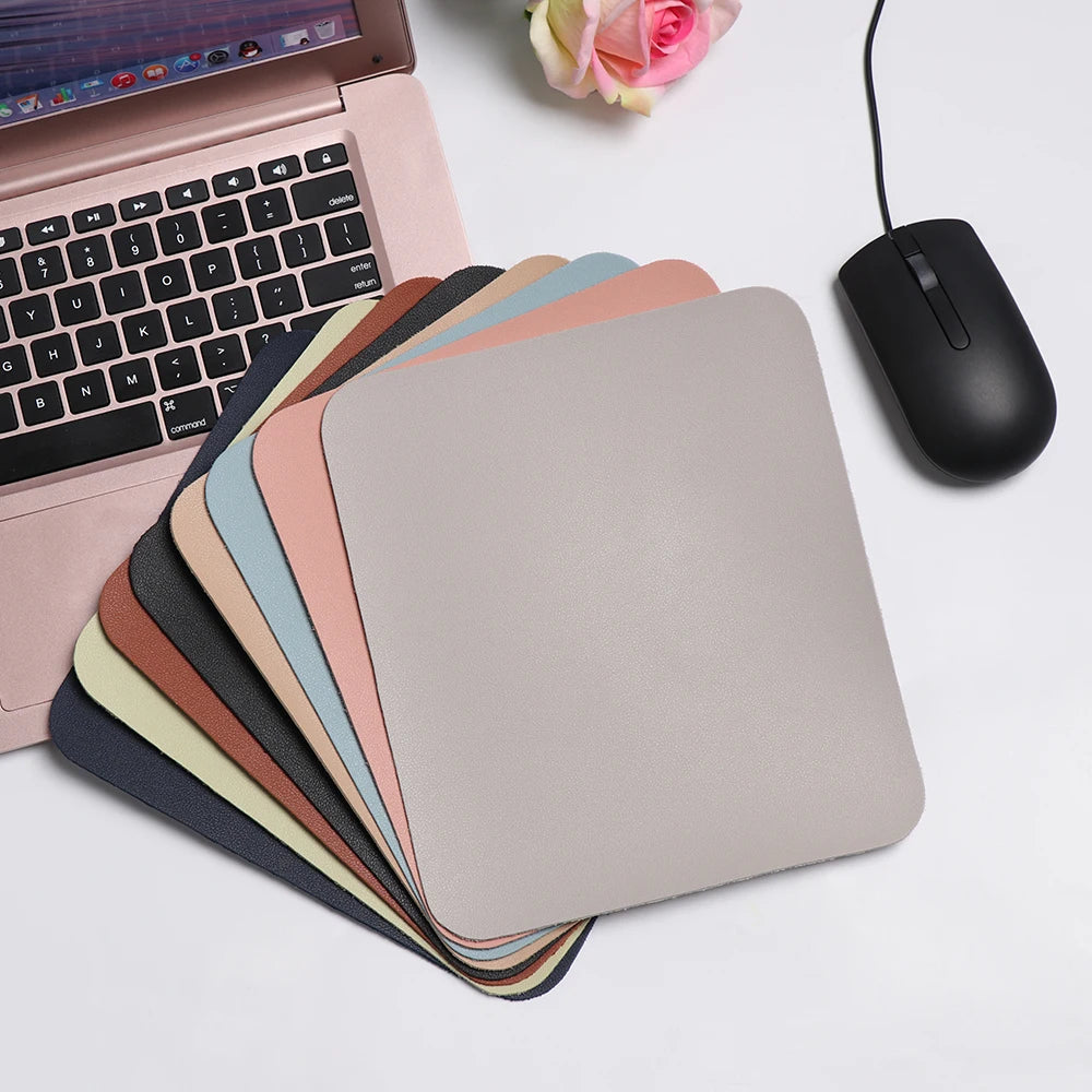 Kreatives Universelles Leder Mauspad – Rutschfeste Gaming Schreibtischunterlage für Laptop, PC und MacBook Kaufschwan®