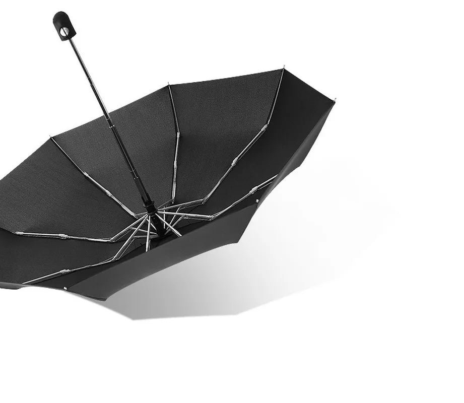 Mini Vollautomatischer Schirm – UV-beständiger Vinyl-Sonnenschutz 5-Fach Faltbarer Tragbarer Reise-Regenschirm für Sonne & Regen Kaufschwan®