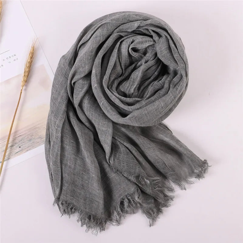 Herbst Baumwolle Pashmina Schal | Damen Winter Wärmeschal | Weiches Umschlagtuch, Stola & Foulard Kaufschwan®