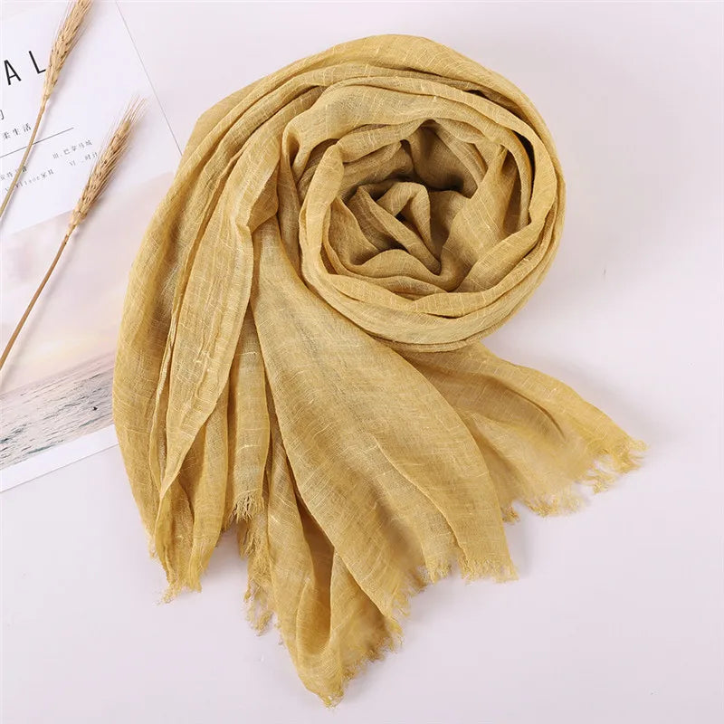 Herbst Baumwolle Pashmina Schal | Damen Winter Wärmeschal | Weiches Umschlagtuch, Stola & Foulard Kaufschwan®