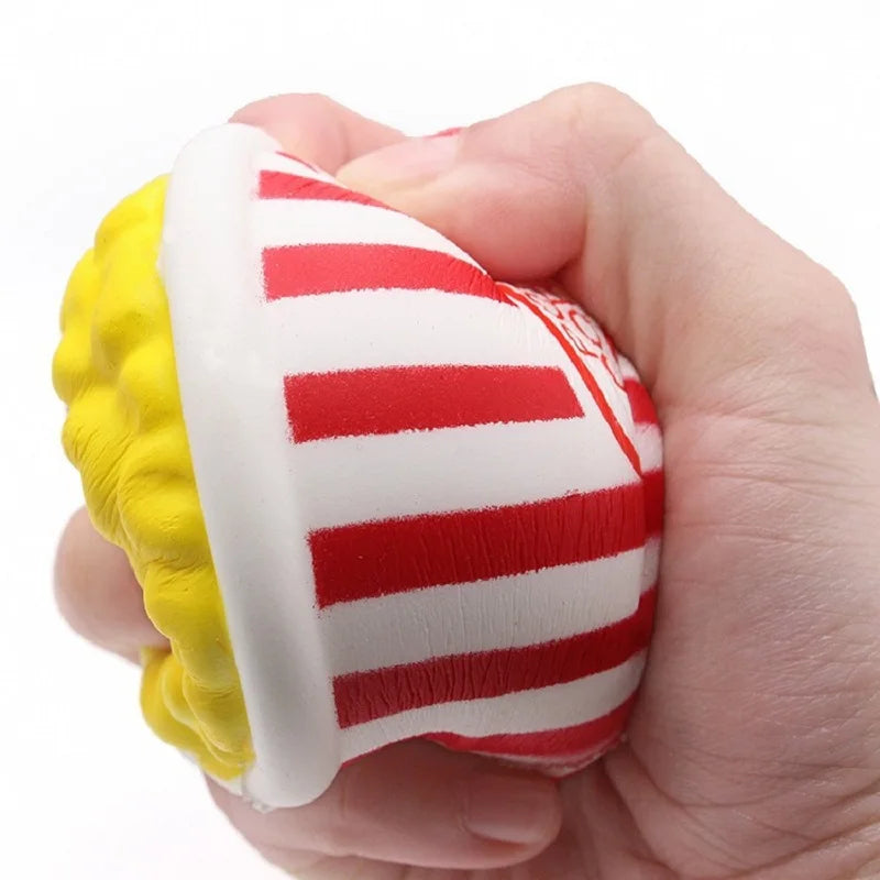 Popcorn Squishy – Langsam Aufgehendes Anti-Stress Knautsch- & Fidget-Spielzeug, Lustiger Party-Scherzartikel & Ostergeschenk für Kinder