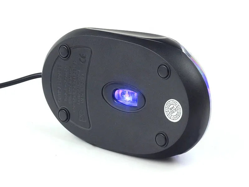 Mini Optische Kabelmaus USB – LED Ergonomische Maus für PC, Laptop & Notebook Kaufschwan®