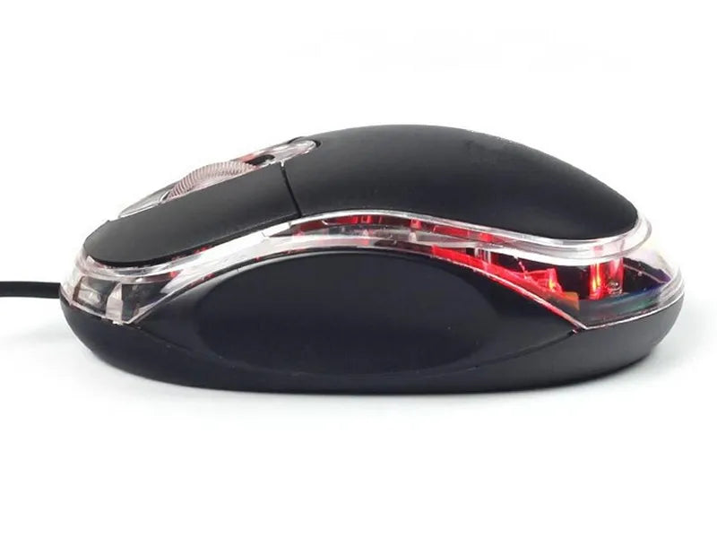 Mini Optische Kabelmaus USB – LED Ergonomische Maus für PC, Laptop & Notebook Kaufschwan®