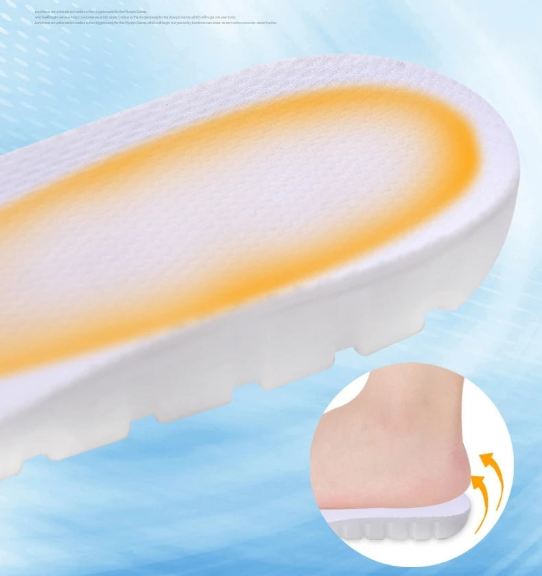 Extra Dicke Memory Foam Einlegesohlen | Gepolsterte Laufschuhe Einlagen für Damen & Herren | Orthopädische Fußunterstützung Kaufschwan®