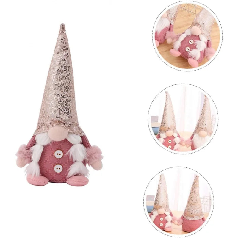 Weihnachten Wichtel – Glitzernde Plüschfigur | Einzigartige Weihnachtsdeko für Festliche Atmosphäre Kaufschwan®