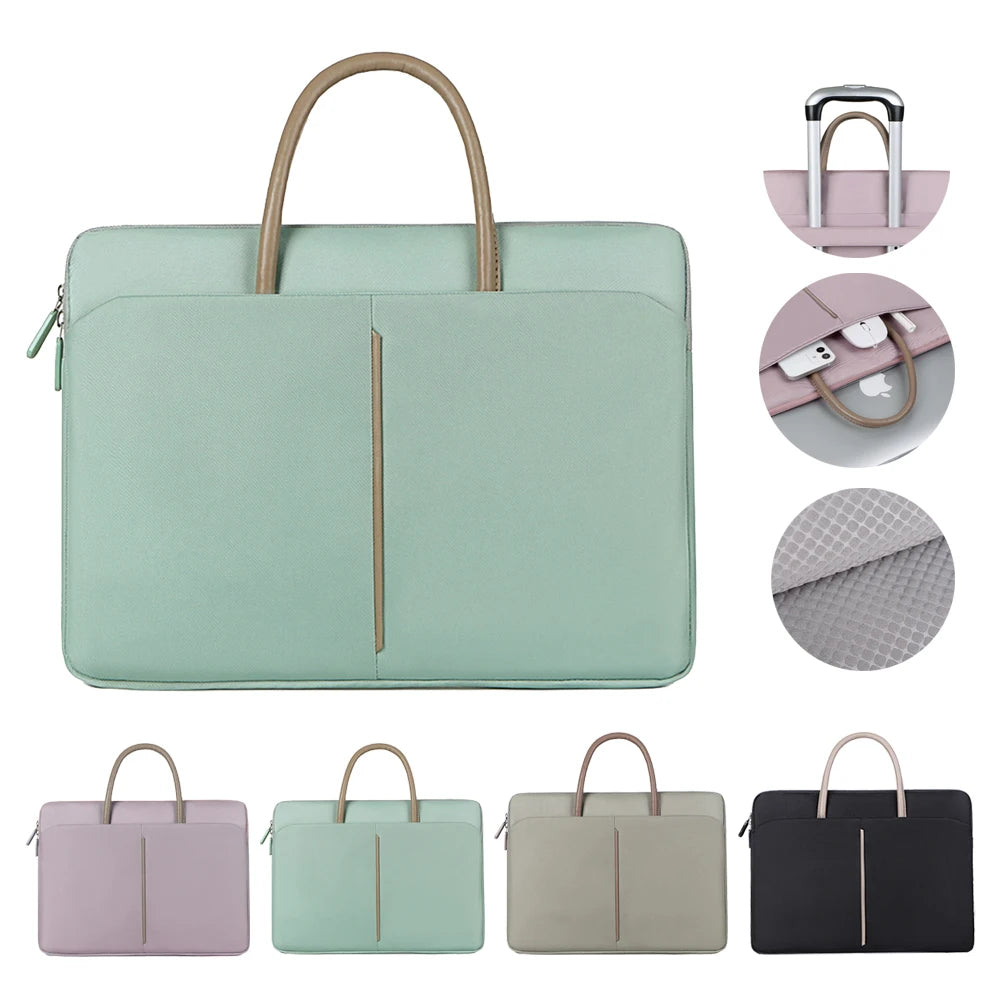 Damen Laptop Handtasche – Elegante Computer Hülle & Notebook Tasche für Arbeit und Alltag Kaufschwan®