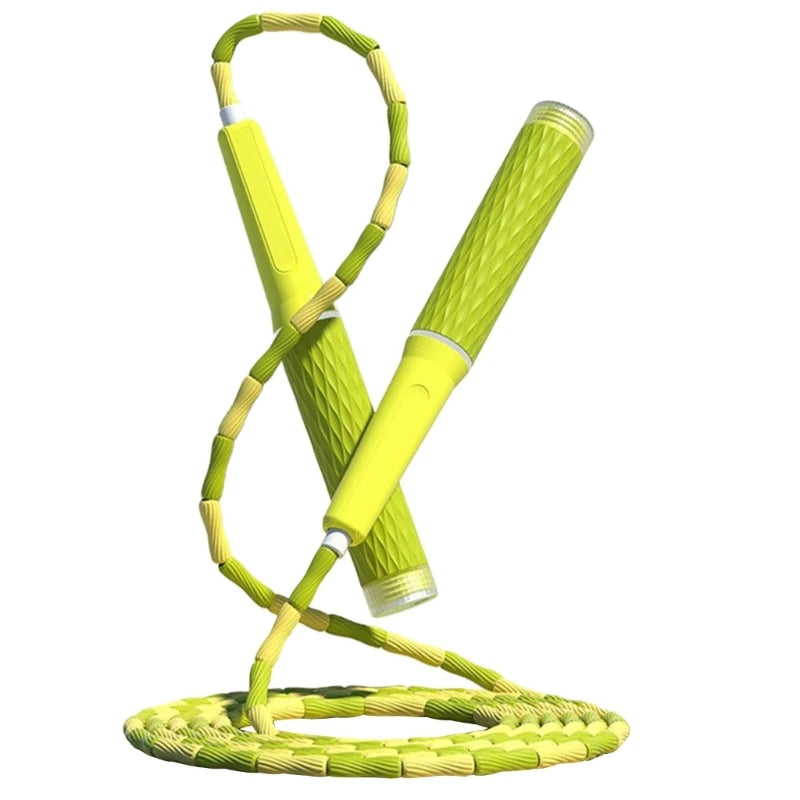Springseil mit Perlen – Verstellbares Segmentiertes Fitness Springseil | Trainings- & Abnehmseil für Frauen, Männer & Kinder Kaufschwan®