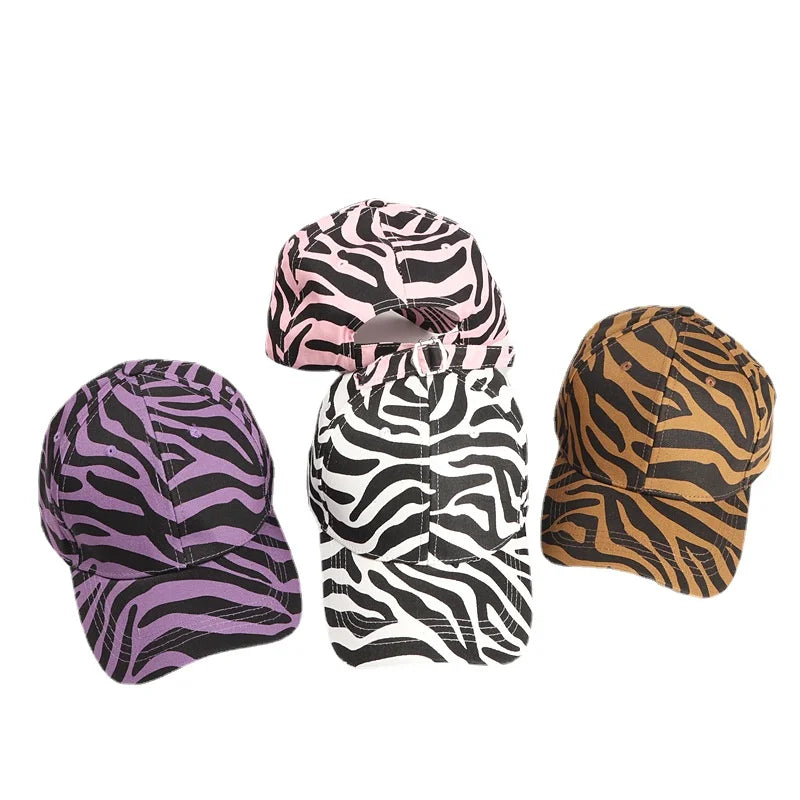Leopard Print Baumwoll Baseballkappe | Herren & Damen Snapback Hip Hop Hat | Frühling & Sommer Baseballcap | Verstellbare Peaked Cap Kaufschwan®