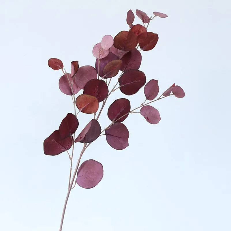Rosa Eukalyptusblätter Künstliche Pflanzen – Dekorative Kunstblätter für Blumenwand, Hochzeit & Weihnachtsdekoration | Wohnaccessoires & Blumengestecke Kaufschwan®