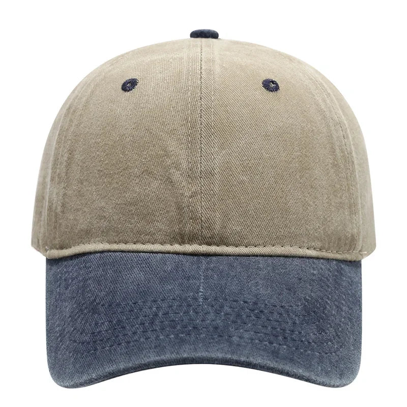 Vintage Washed Baseballkappe | Herren & Damen Farblich Abgestimmte Baseballcap | Lässige Snapback Hip Hop Baseballcap für Frühling & Sommer Kaufschwan®