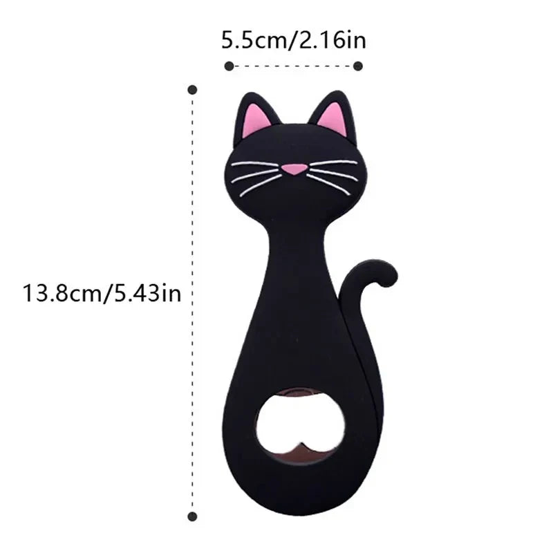 Süßer Katzen Flaschenöffner Magnet – Kühlschrank Dekoration Geschenk Kaufschwan®