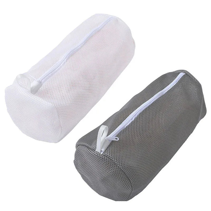 Schuh-Wäschenetz für Waschmaschine – Honigwaben-Mesh Waschbeutel mit Reißverschluss | Schuhreinigungsbeutel für Sneaker & Laufschuhe (39×18cm) Kaufschwan®