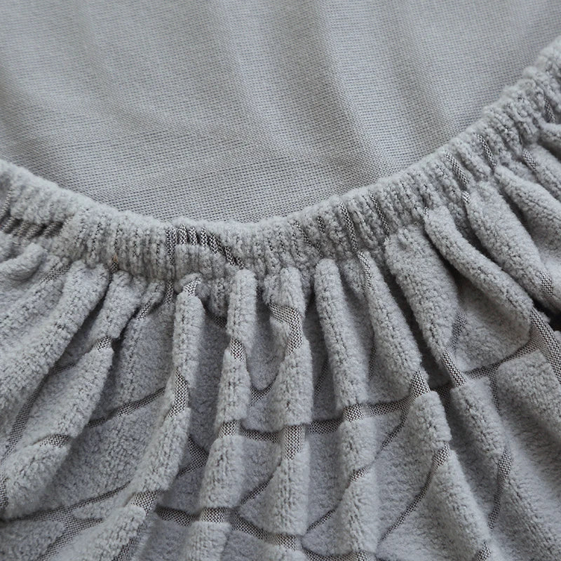 1/2/4/6 Stück Blatt Jacquard Stuhlbezug – Einfarbiger Spandex Sitzbezug | Elastischer Stuhlschutz für Küche, Esszimmer & Restaurant Kaufschwan®
