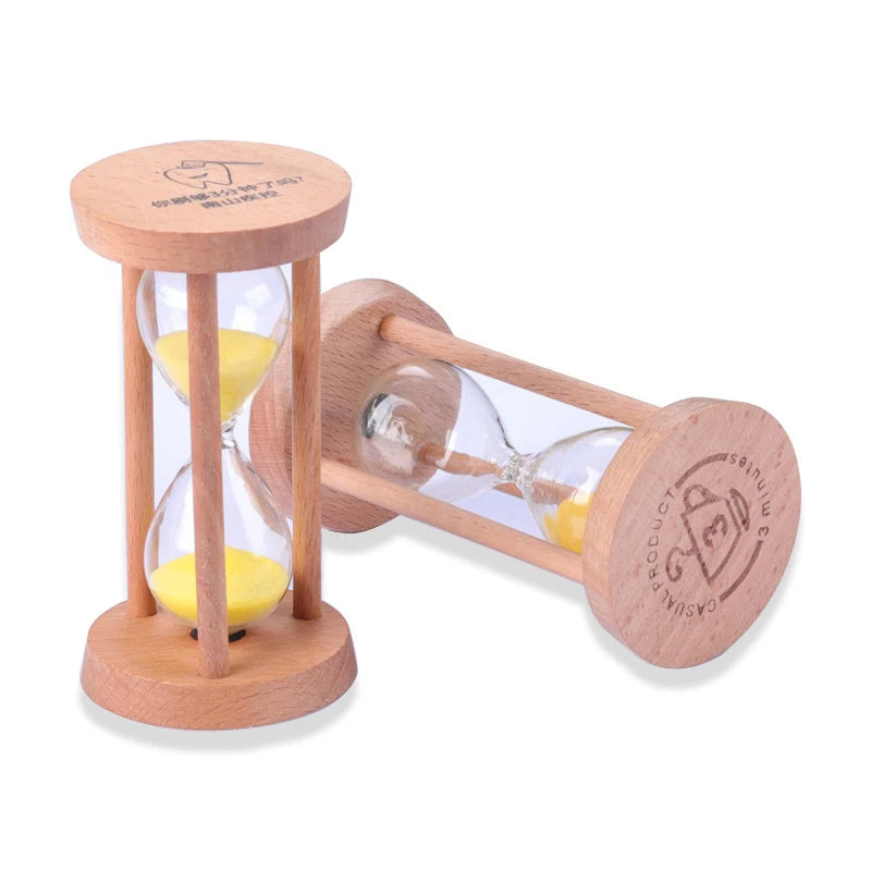 Holz Sanduhr Timer – Kreative Schreibtisch Dekoration & Moderne Wohn Sanduhr Geschenkidee Kaufschwan®