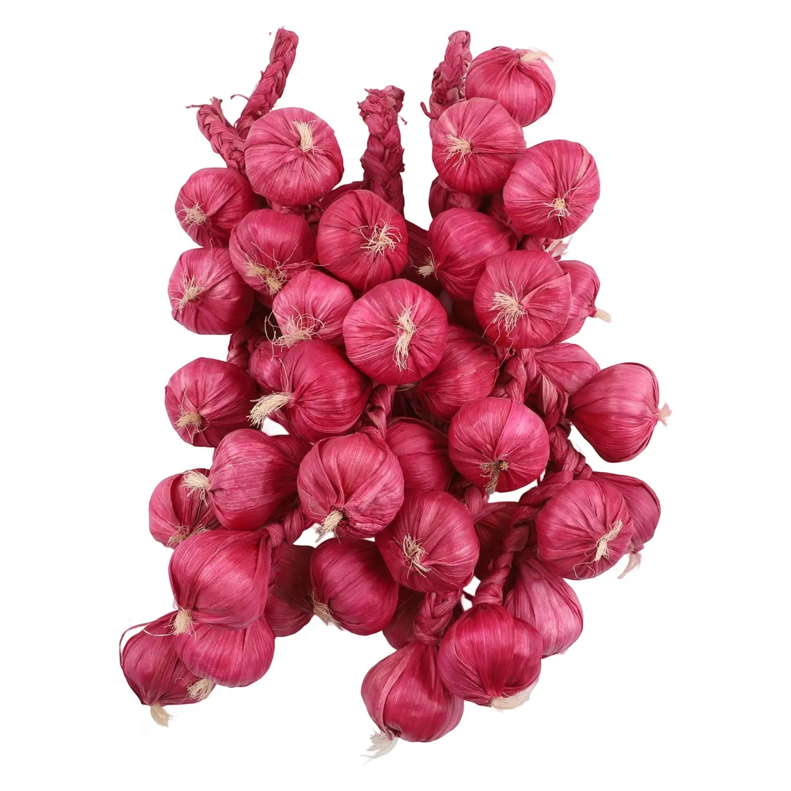 5 Stück Künstliche Knoblauch-Dekoration – Plastik Knoblauchgirlande für Küche, Party, Pub & Restaurant Kaufschwan®