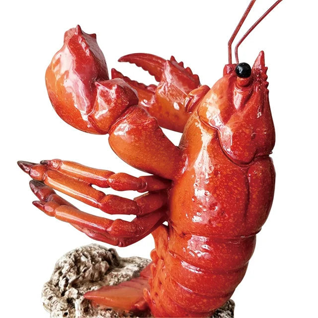 Hummer Weinflaschenhalter – Harz Langusten Flaschenständer | Maritime Küchen- & Bar Dekoration | Meeres-Themen Ornament Kaufschwan®