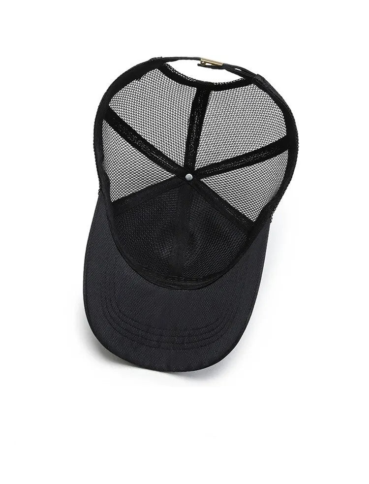 Outdoor Sport Baseballkappe | Herren Sommer Atmungsaktive Mesh-Baseballcap | Leichte Solide Farbe für Freizeit & Outdoor Kaufschwan®