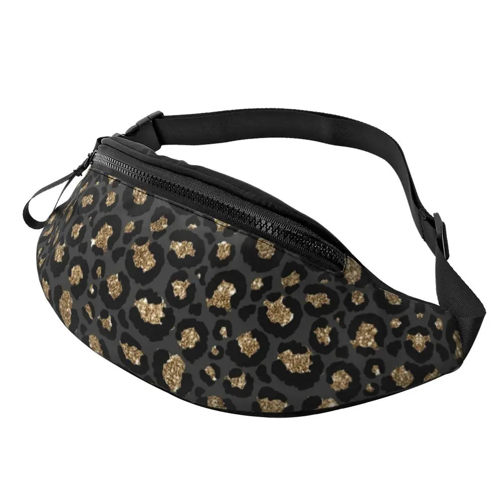 Leopardenmuster Gürteltasche – Unisex Hüfttasche | Cheetah Print Crossbody Bag für Laufen, Reisen & Handy
