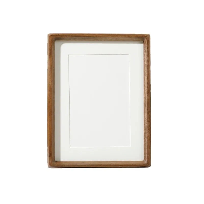 Massivholz Bilderrahmen aus Schwarznuss – Zapfenverbindung Eleganter Fotoaufsteller Kaufschwan®