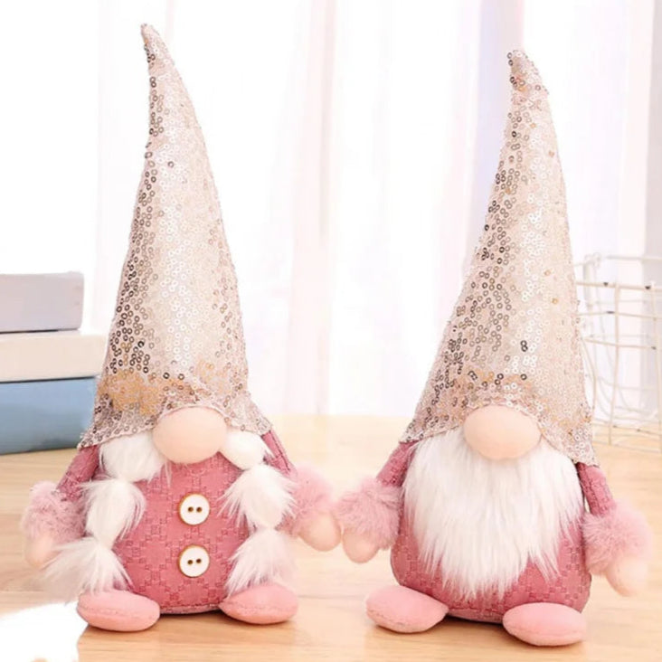 Weihnachten Wichtel – Glitzernde Plüschfigur | Einzigartige Weihnachtsdeko für Festliche Atmosphäre Kaufschwan®