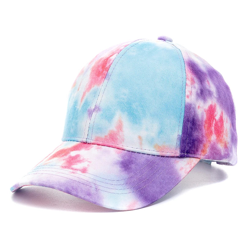 Outdoor Freizeit Regenbogen Kappe | Damen Regenbogen Bunte Baseballkappe | Streetwear Baseballcap Kaufschwan® Hellviolett 56cm-60cm