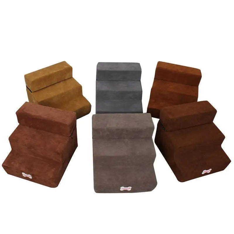 3-Stufen Hundetreppe 30cm – Rutschfeste Abnehmbare Haustiertreppe für Kleine Hunde & Katzen Kaufschwan®