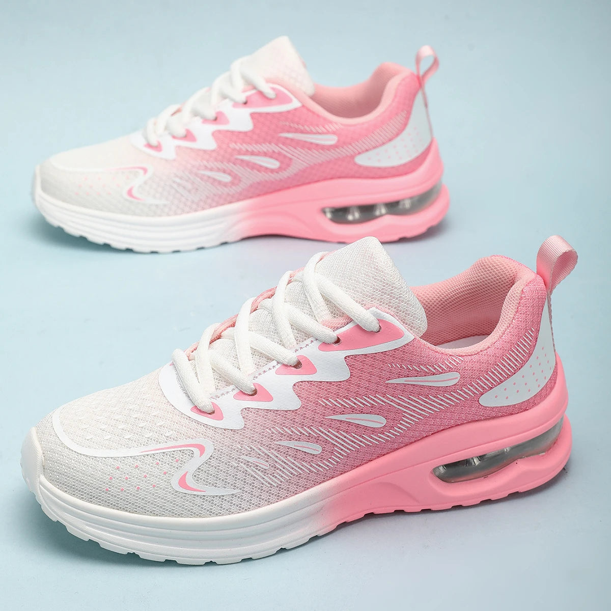 Damen Cushion Sneaker – Modische Walkingschuhe | Atmungsaktive Mesh Tennisschuhe & Sportschuhe Kaufschwan®