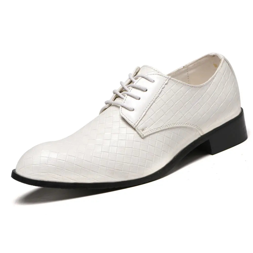 Herren Schnürschuhe Herbst/Winter – Elegante Spitzleder-Businessschuhe | Formelle Schuhe für Büro, Party & Feier zum Günstigen Preis Kaufschwan®